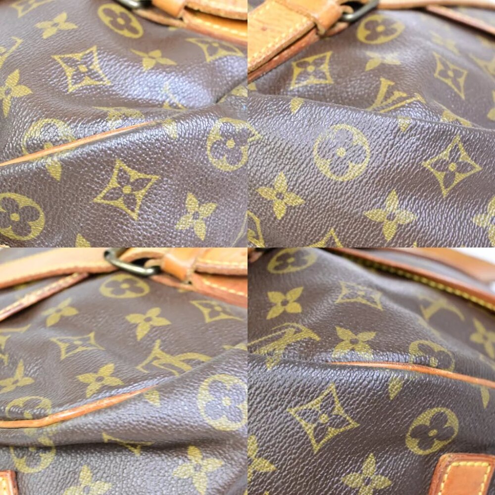 LOUIS VUITTON Logo Saumur 43 Shoulder Bag Monogram Leather Brown M42252 87YE479 - Picture 14 of 14